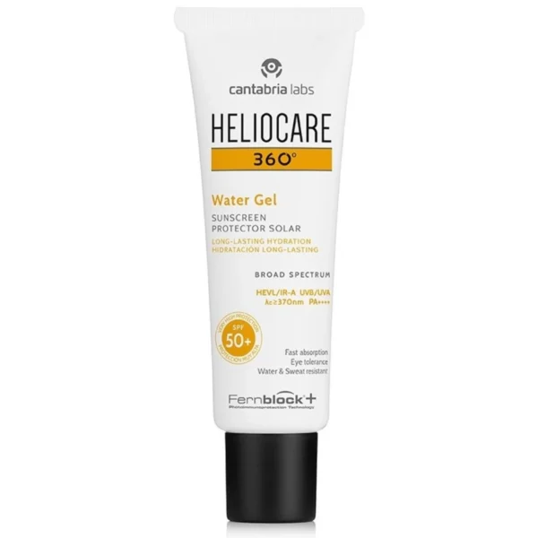 Heliocare 360 Water Gel SPF 50+ واقي شمس هيليوكير لجميع أنواع البشرة