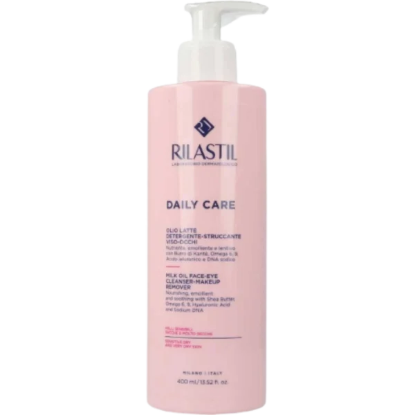 Rilastil Daily Care Milk Oil 400ML| غسول ومزيل مكياج