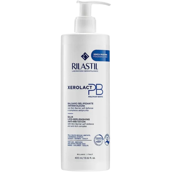 Rilastil Xerolact PB BalmLipid-Replenishing 400 ml | مرطب للوجه والجسم