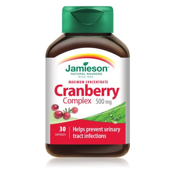 Jamieson Cranberry Complex 500 Mg 30 Capsules