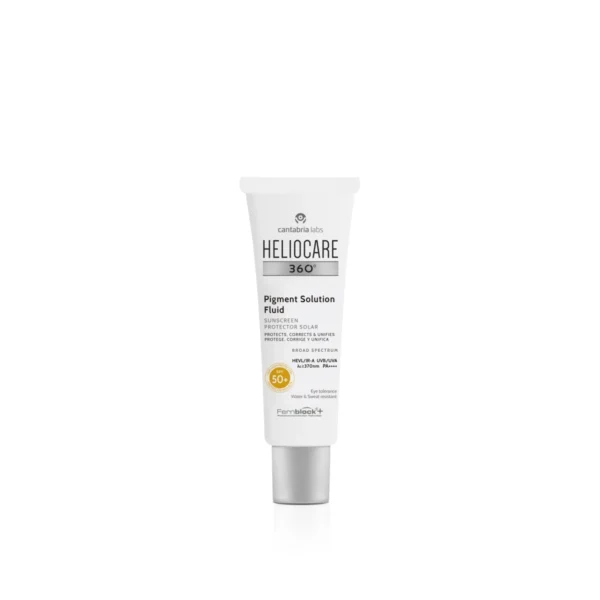 Heliocare 360 Pigment Solution Fluid SPF 50 واقي شمس هيليوكير للبشرة المعرضة للتصبغات والبقع الداكنة