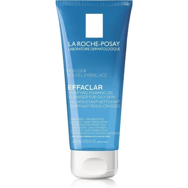 La Roche Posay Effaclar Purifying Foaming Facial Wash Gel For Oily Skin 200ml