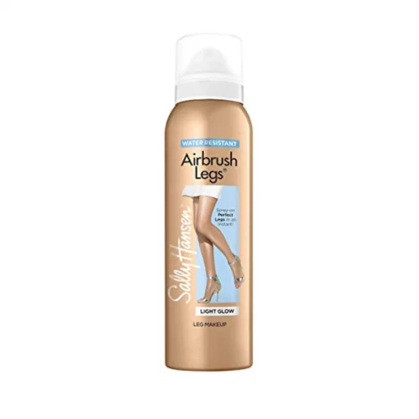 Sally Hansen Airbrush Legs Light Glow 130ml Instant Leg Makeup: Flawless Coverage & Sunless Tan for Radiant Skin