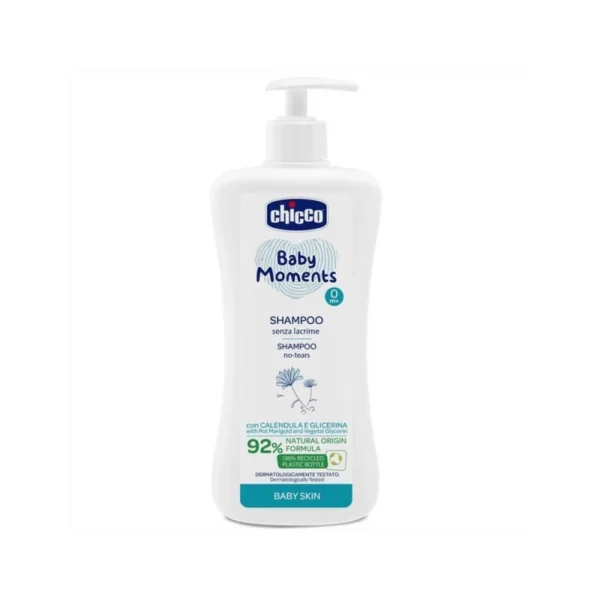 Chicco Baby Moments Shampoo, 500 Ml