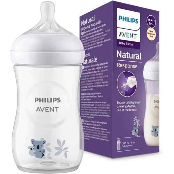 Philips Avent Natural Response Bottle Single Pack Koala 260ml