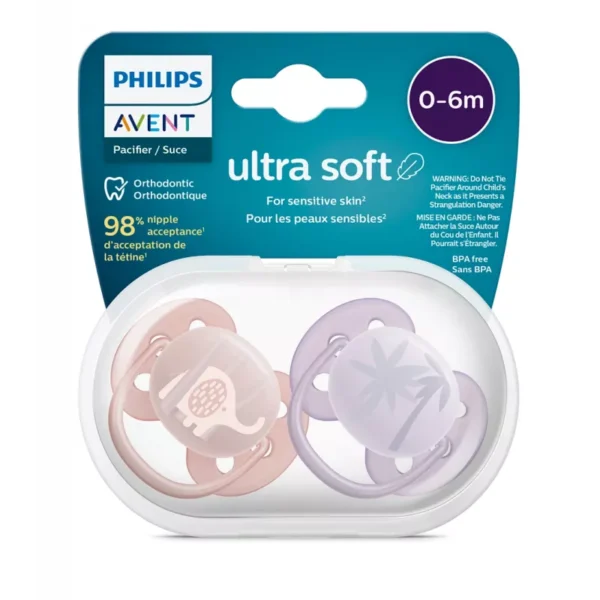 Philips Avent ultra soft Soother (0-6 m)