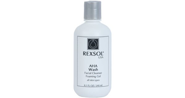 Rexsol AHA Cleanser Foaming Gel 240ml غسول الوجه الرغوي باحماض الفواكة