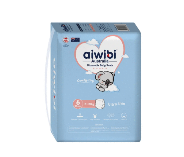 Aiwibi Baby Diaper Pants Size 6, Pack of 36