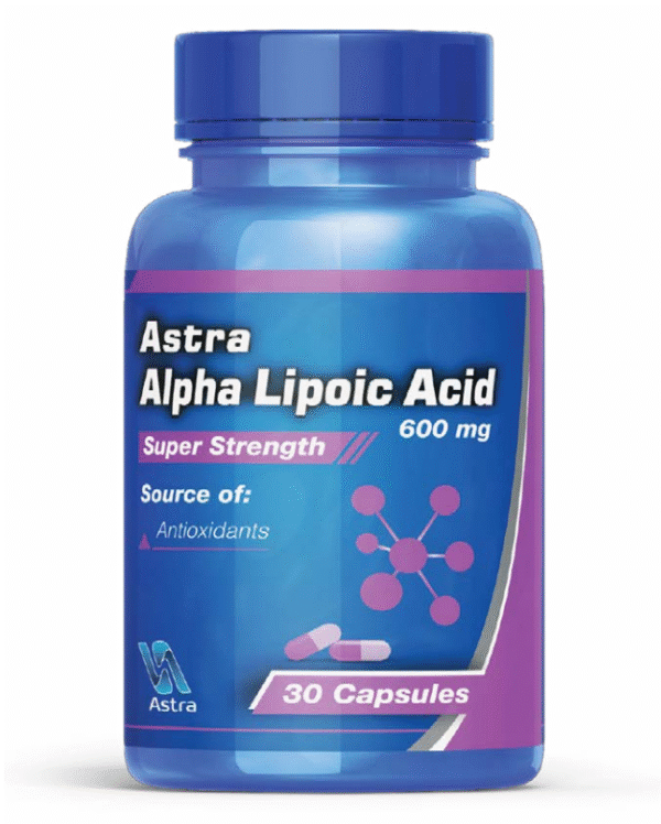 Astra Alpha Lipoic Acid Super Strength Capsules 600mg, 30 Capsules