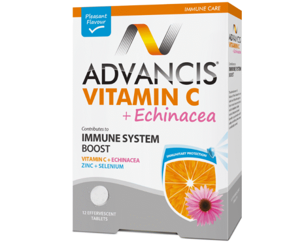 Advancis Vitamin C + Echinacea, 12 Effervescent Tablets