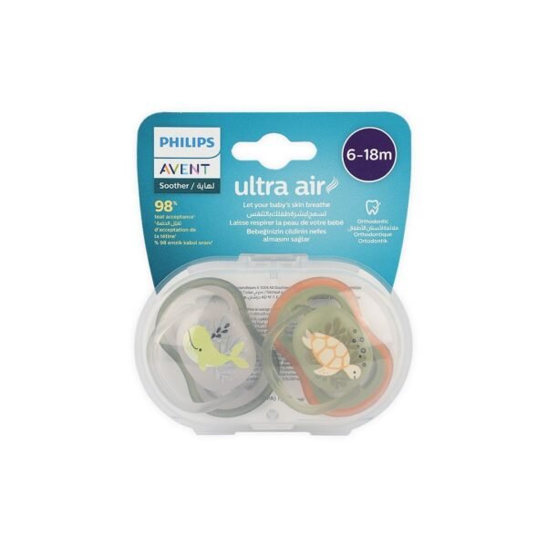 Philips Avent Orthodontic BPA-Free Pacifier, 2 Pieces