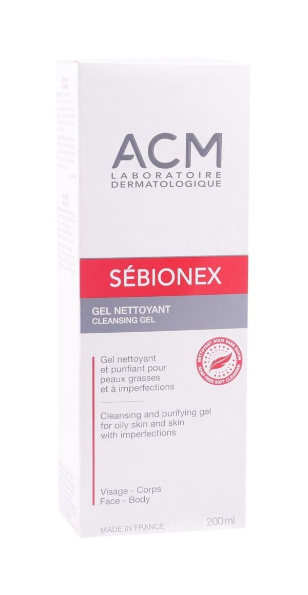 ACM Sebionex Body & Facial Cleansing Gel for Oily Skin, 200ml