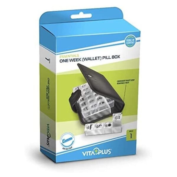 Vita Plus One Week Wallet Pill Box