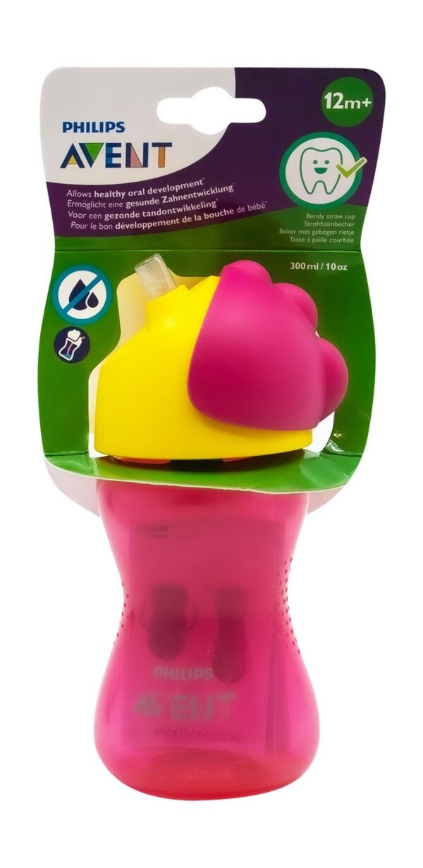 Philips Avent Rainier Straw Cup Mixe, 12oz