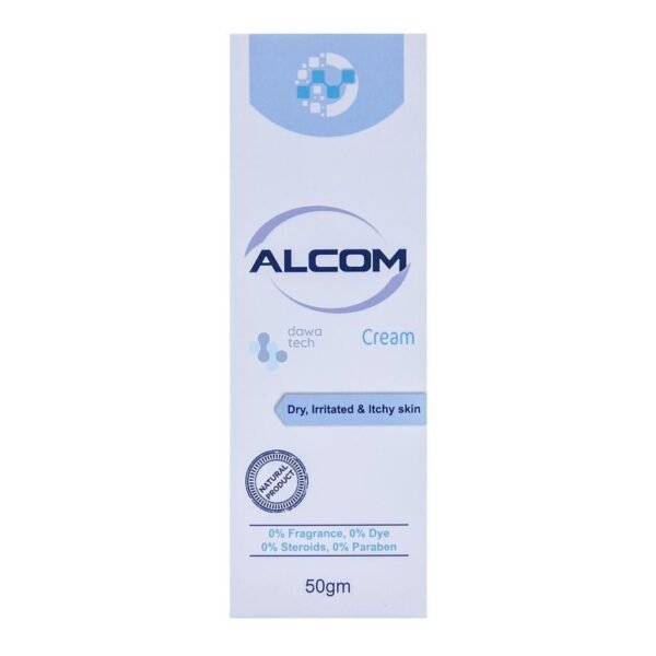 Alcom Moisturizing Cream For Dry Irritated & Itchy Skin - 50g