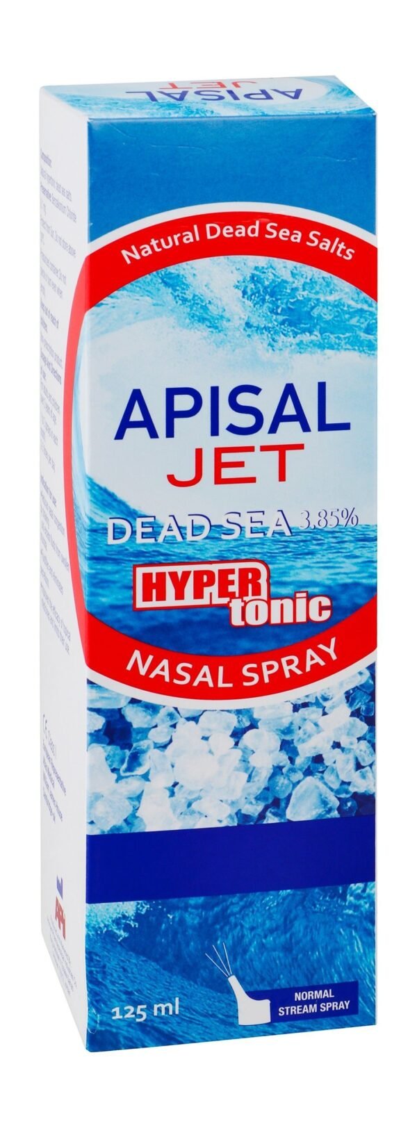 Apisal Jet Hypertonic Dead Sea Salts Nasal Relief Spray, 125ml