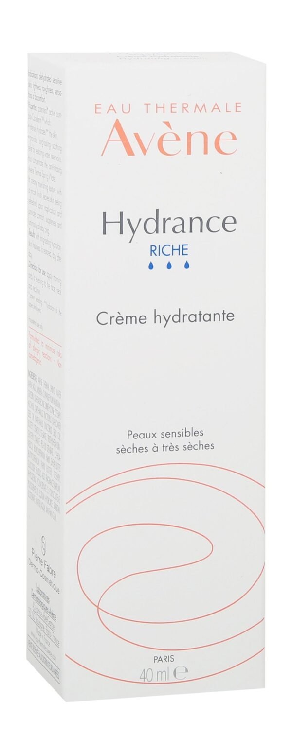 Avène Hydrance Moisturizing Cream for Sensitive & Dry to Very Dry Skins, 40ml