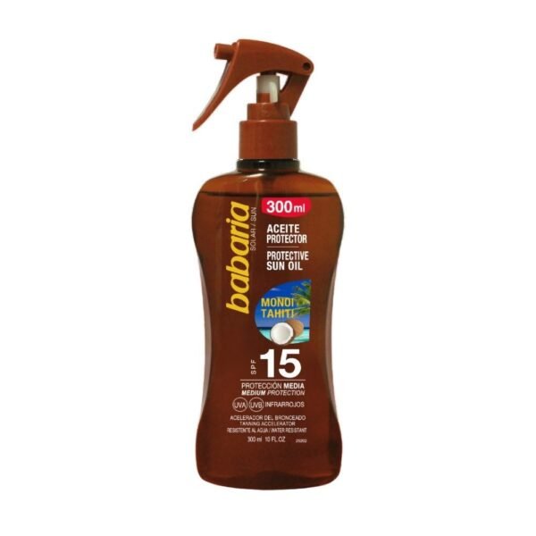 Babaria Coconut Spf 15 Protective Sun Oil Spray, 300ml