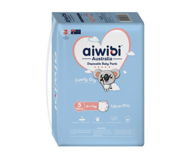 Aiwibi Baby Diaper Pants Size 5, Pack of 40