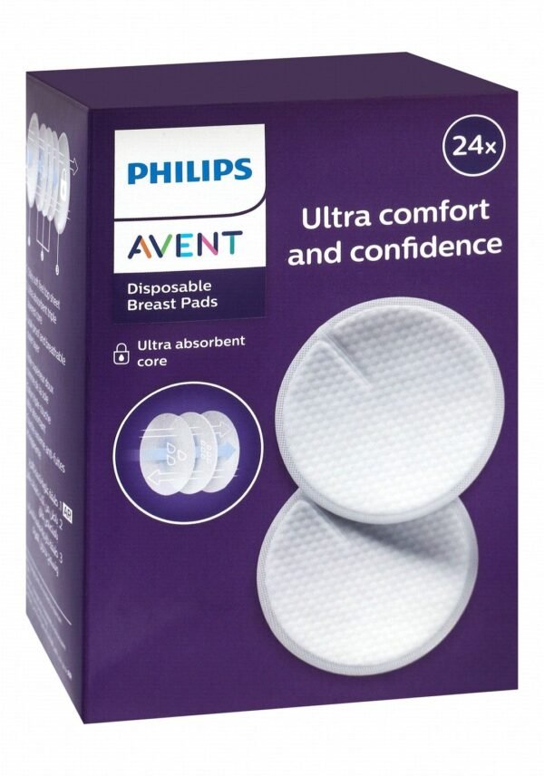 Philips Avent Ultra Comfort Disposable Breast Pads, 24 Pieces