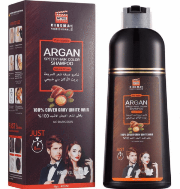 ARGAN SPEEDY HAIR COLOR SHAMPOO ARGAN SPEEDY HAIR COLOR SHAMPOO NATURAL BROWN NATURAL BROWN
