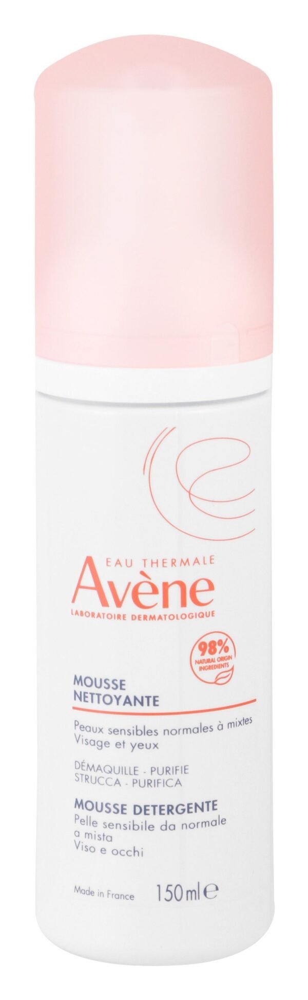 Avène Face & Eyes Foam Cleanser for Sensitive & Dry Skin, 150ml