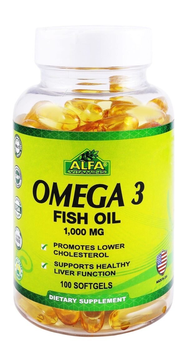 Alfa Omega 3 Fish Oil 1000mg Softgel 60