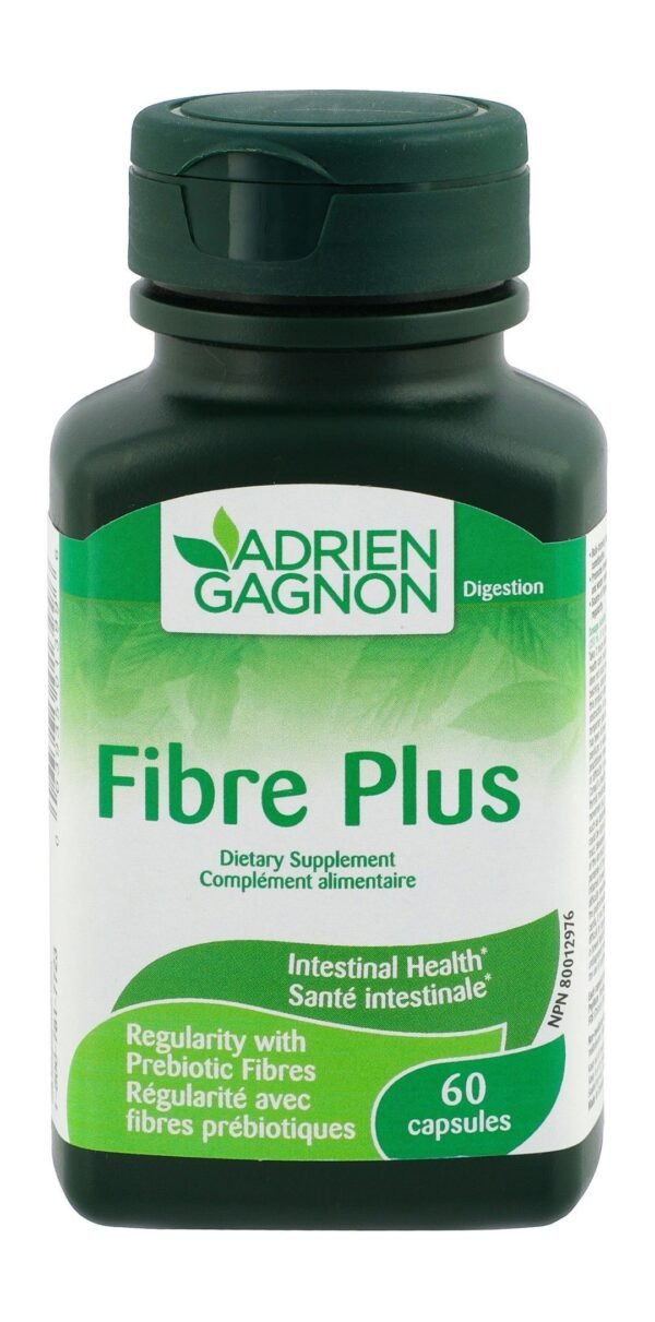 Adrien Gagnon Fiber Plus Digestion & Intestinal Health Support Supplement, 60 Capsules