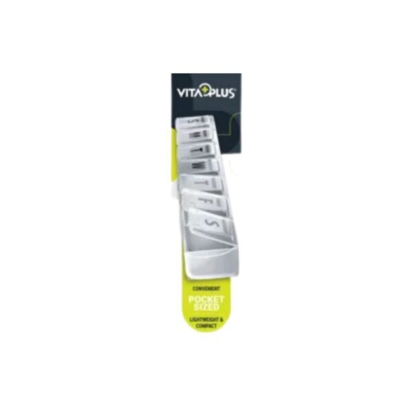 Vitaplus 7 Days Pill Box Curved Pocket Size