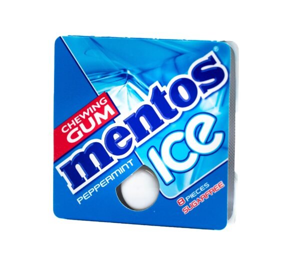 Mentos Chewing Gum Pepper Mint Sugar Free, 8pcs