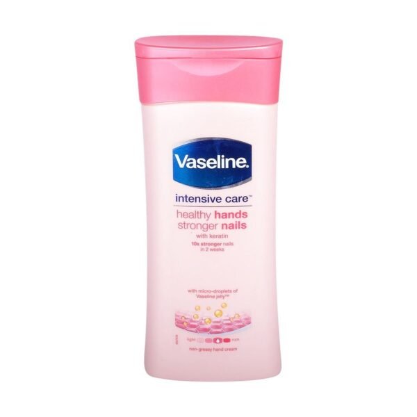 Vaseline Intensive Care Healthy Hands & Stronger Nails Cream with Keratin, 200ml