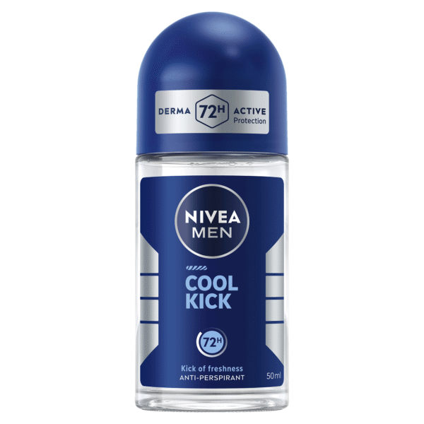 Nivea Men Anti-Perspirant Cool Kick Deodorant Roll-On, 50ml