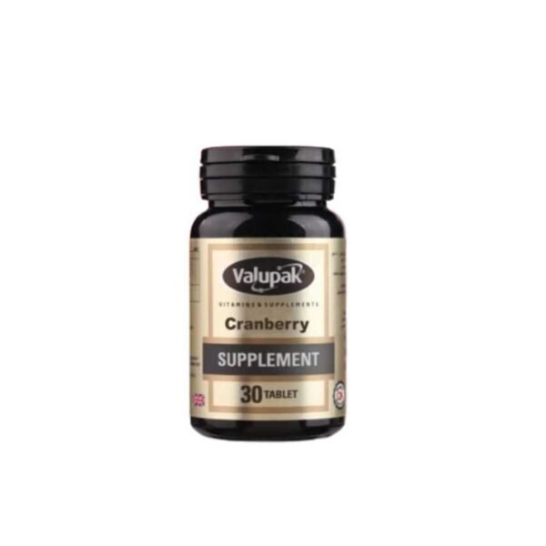 Valupak Cranberry Supplement Tablets, 30 Tablets