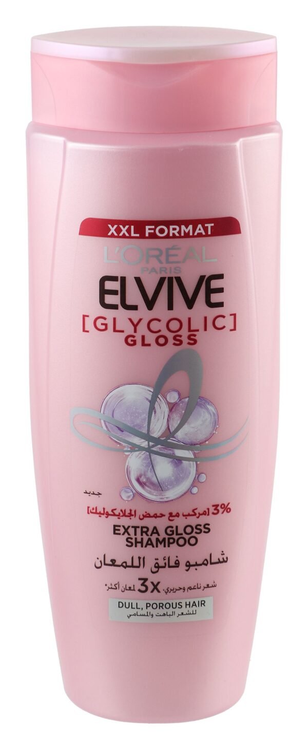 Elvive Glycolic Gloss Shampoo for Dull Hair, 600ml