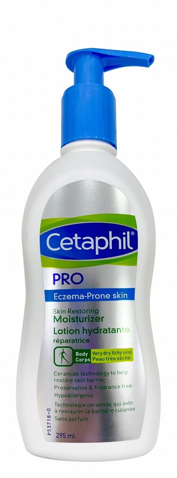 Cetaphil Pro Hypoallergenic Restoring & Moisturizing Body Lotion for Very Dry, Itchy & Eczema Prone Skin, 295ml