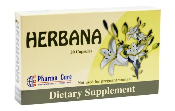 Herbana Cholesterol & Digestion Support Supplement, 20 Capsules
