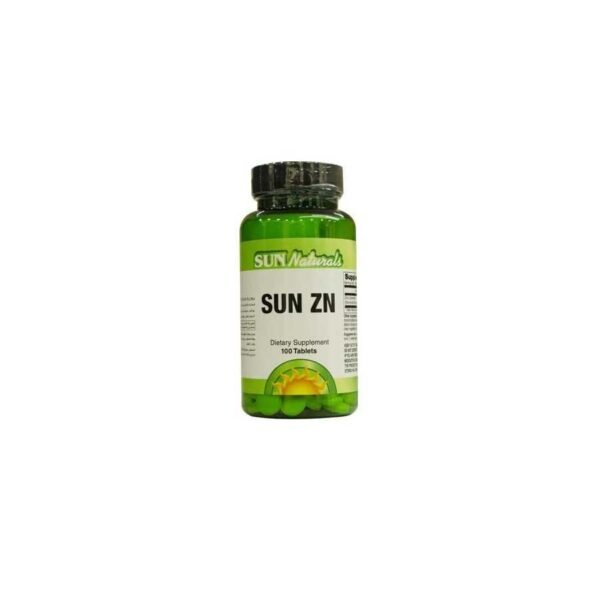 Sun Naturals Zinc Tablets, 100 Tablets