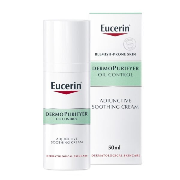 Eucerin DermoPurifyer Oil Control Adjunctive Soothing Face Day Cream SPF30, 50ml