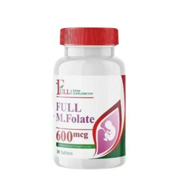 Full M.Folate 600 Mcg, 30 Tab