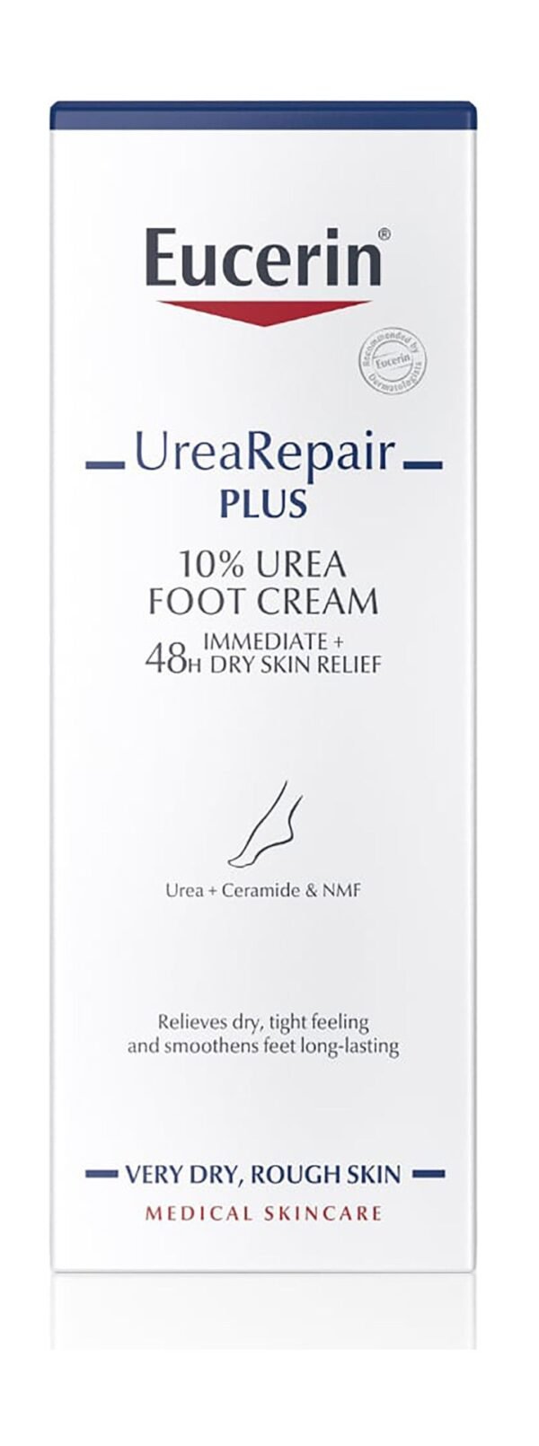 Eucerin Urea Repair Plus Foot Cream with Urea for Extremely Dry & Rough Feet, 100ml