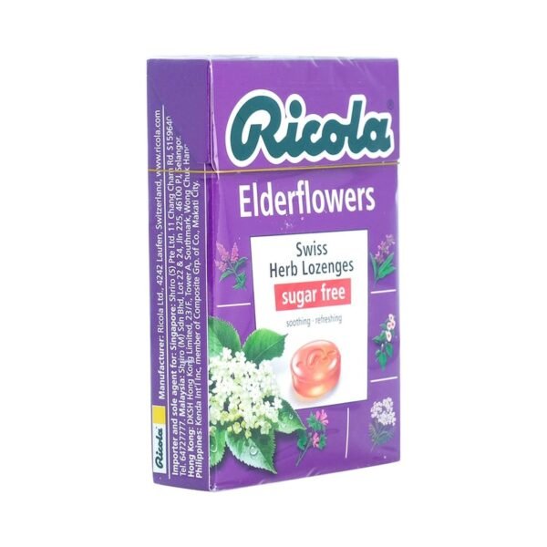 Ricola Elderflowers Sugar free Herb Drops Box 45 g