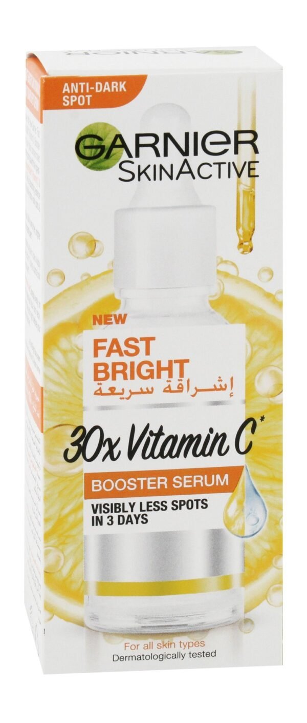 Garnier Skin Active Anti Dark Spot Facial Serum with Vitamin C for All Skin Types, 30ml