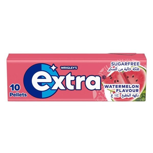Wrigley's Extra Watermelon Pellets Red White Gum, 14g