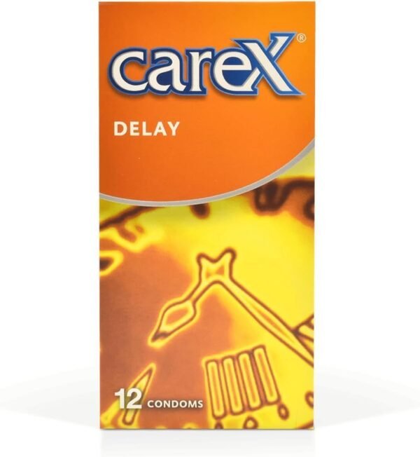 Carex Delay Condoms, 12 Pieces