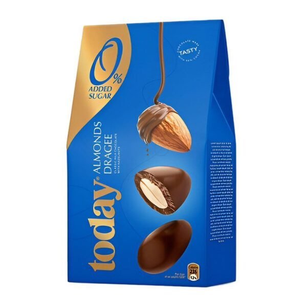 Today Milk Chocolate Almond Dragee - No Added Sugar, 60g
