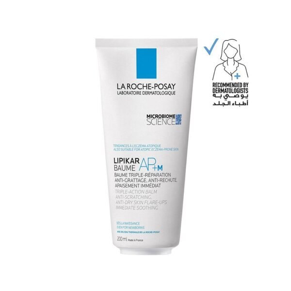 La Roche-Posay Lipikar Baume Ap+M Moisturizing for Dry and Eczema-Prone Skin, 200ml