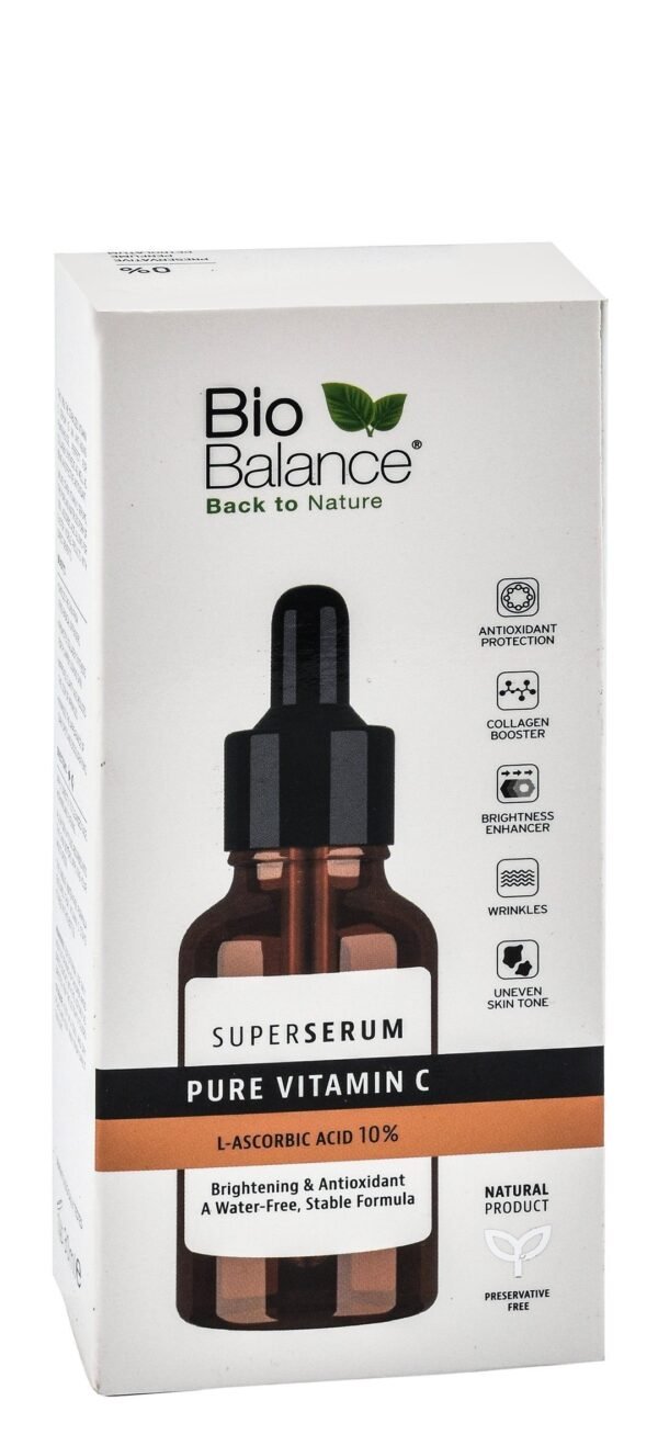Bio Balance 10% Pure Vitamin C Brightening Face Serum, 30ml