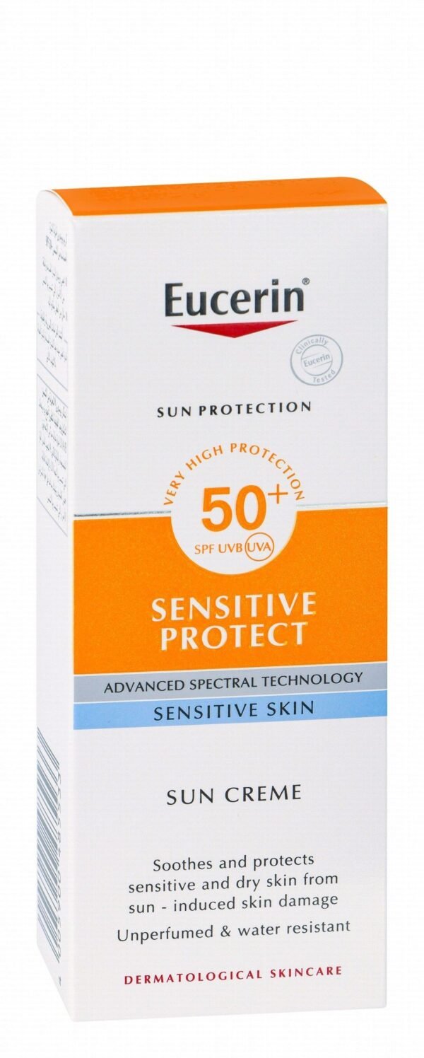 Eucerin Sensitive Protect Water-Resistant Sunscreen for Dry & Sensitive Skin SPF50+, 50ml