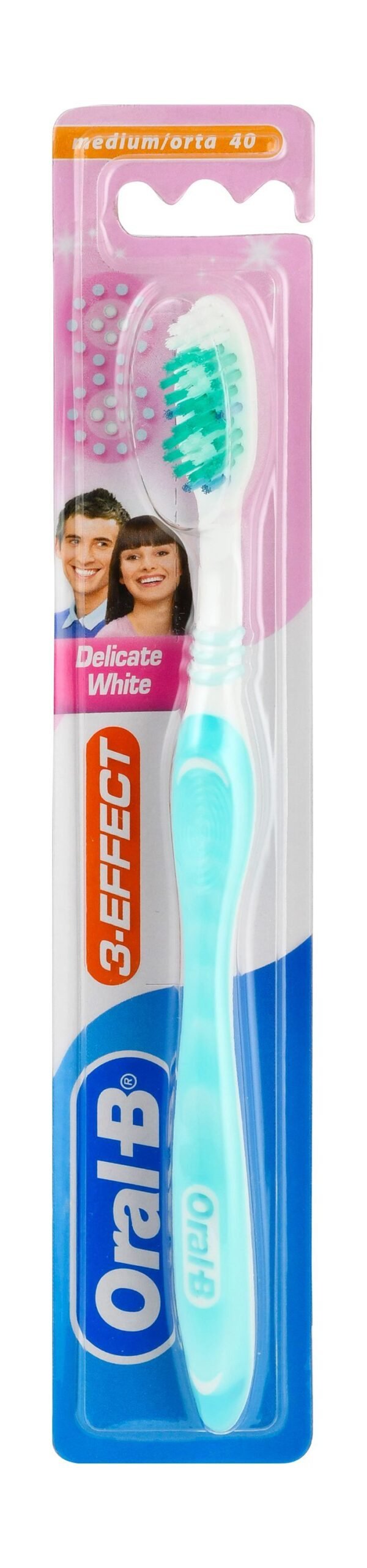 Oral-B 3-Effects Delicate White Toothbrush Medium