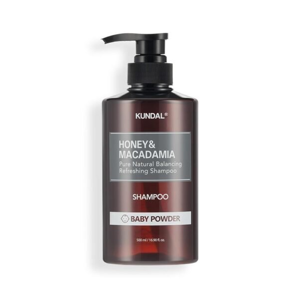 Kundal Honey & Macadamia Natural Balancing Shampoo Baby Powder, 500ml